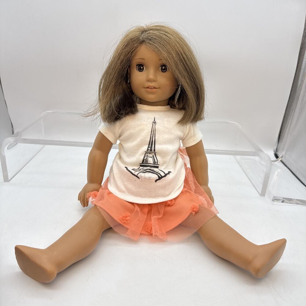 18" American Girl JLY Truly Me Doll #29 Brown Eyes~Tan Skin - READ